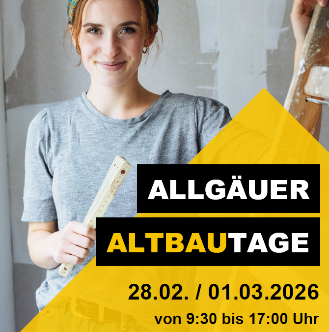 Allgäuer Altbautage am 28.02. + 01.03.2026 in Kempten